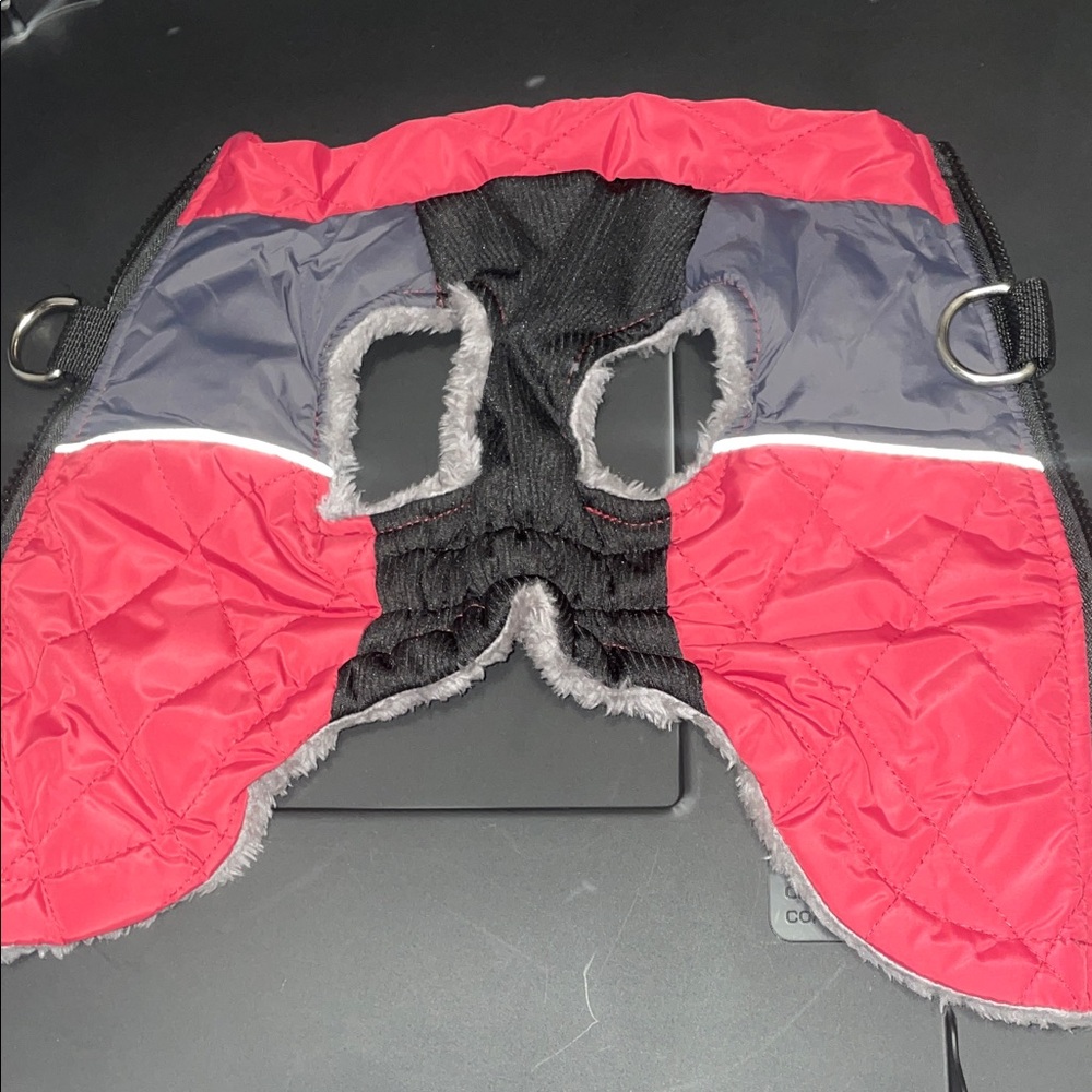 Red and Black Dog Winter Coat